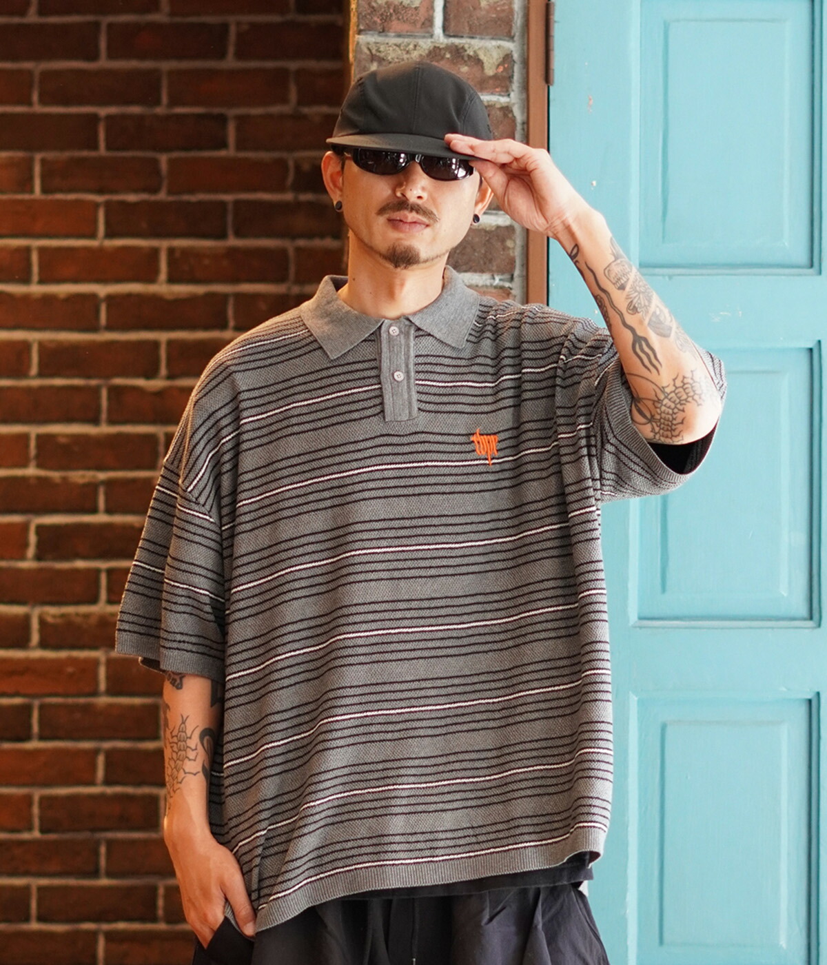 TIGHTBOOTH PRODUCTION / タイトブース ： TBPR BORDER KNIT