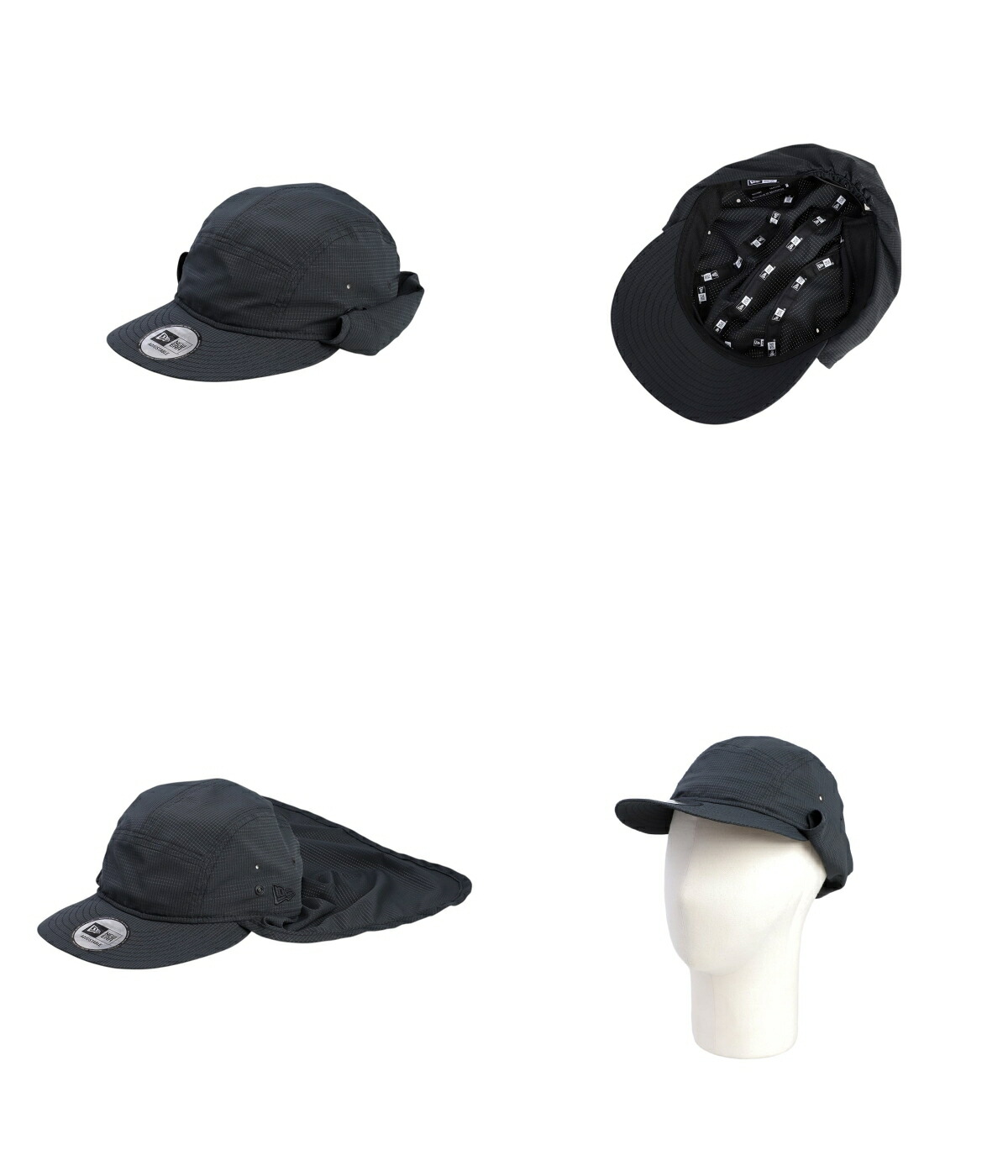 Newera■TECH TWILL jet cap ■送料込 Classic Logo NYLON JET CAP — HABUBOXオンラインストア