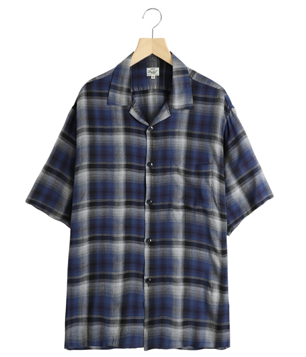 トップス GOLD RAYON CHECK SHIRT RAYON CHECK L/S OPEN SHIRT | GOLD(ゴールド) / トップス 長袖