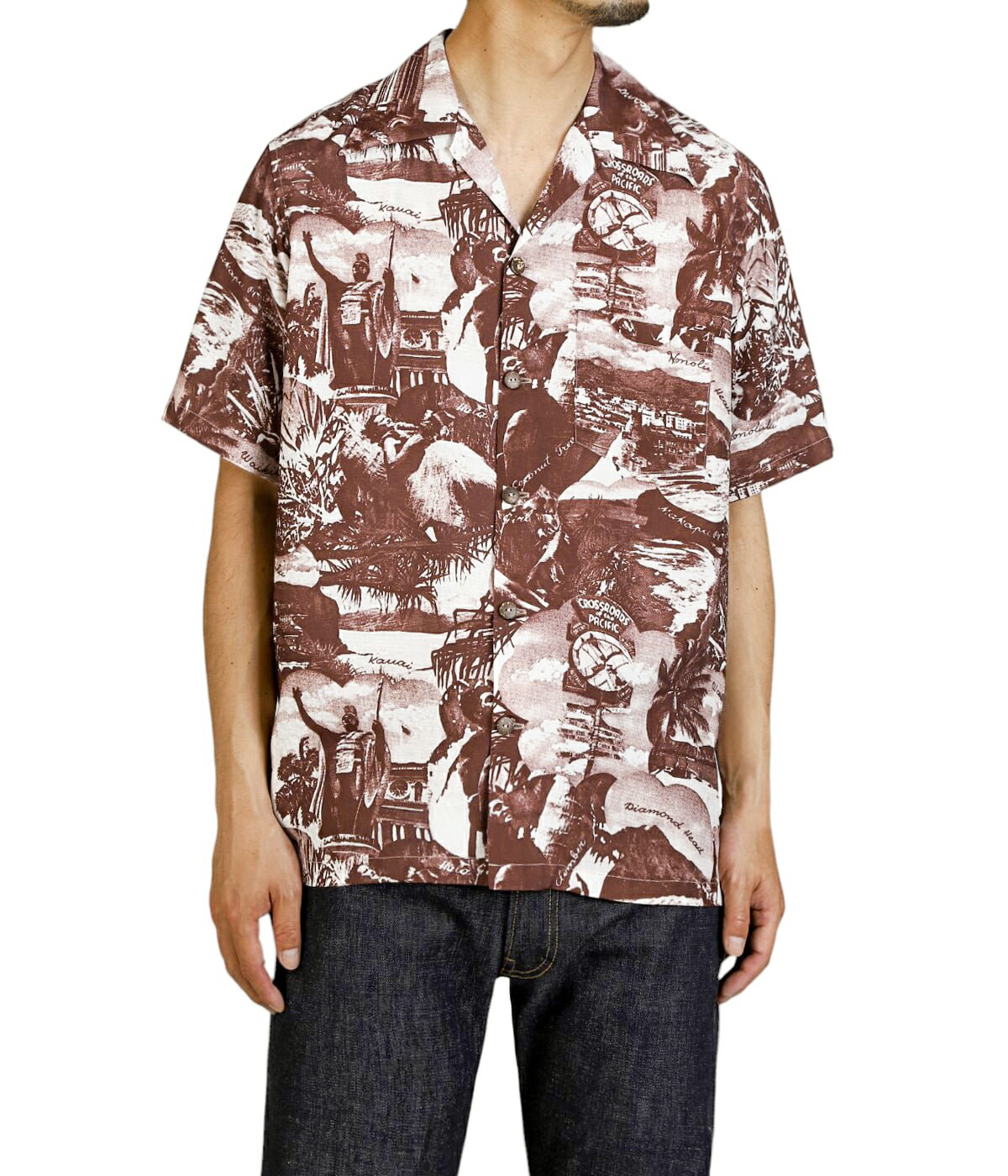美品 ANATOMICA アナトミカ 半袖 アロハ シャツ オープンカラー 開襟 2034462878.jpg?1695230778