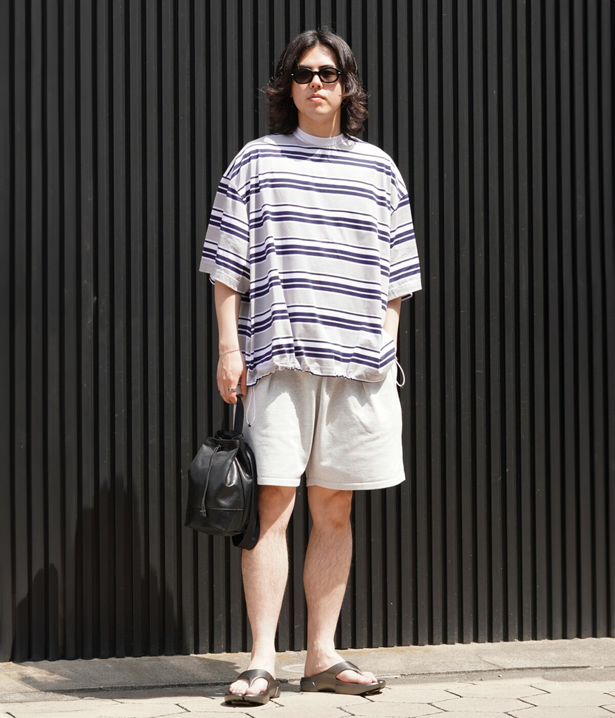 is-ness 【20%OFF】is-ness / イズネス ： BALLOON BORDER T