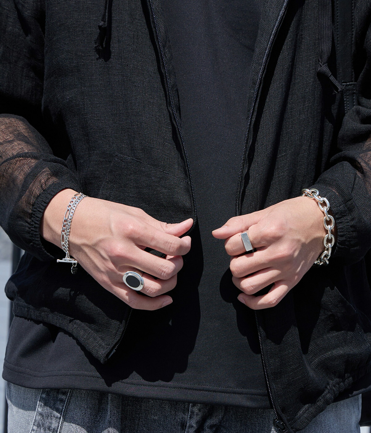 XOLO XOLO JEWELRY / ショロ ジュエリー ： Amulet Ring with Onyx