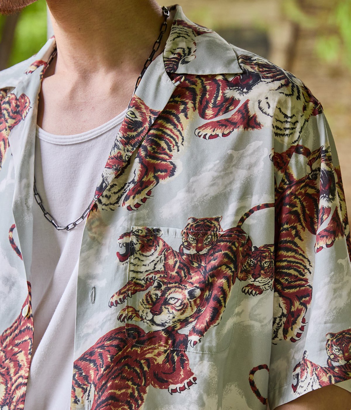 NIPOALOHA（ニポアロハ） ： 別注 RAYON SHORT SLEEVE ALOHA SHIRT ONE