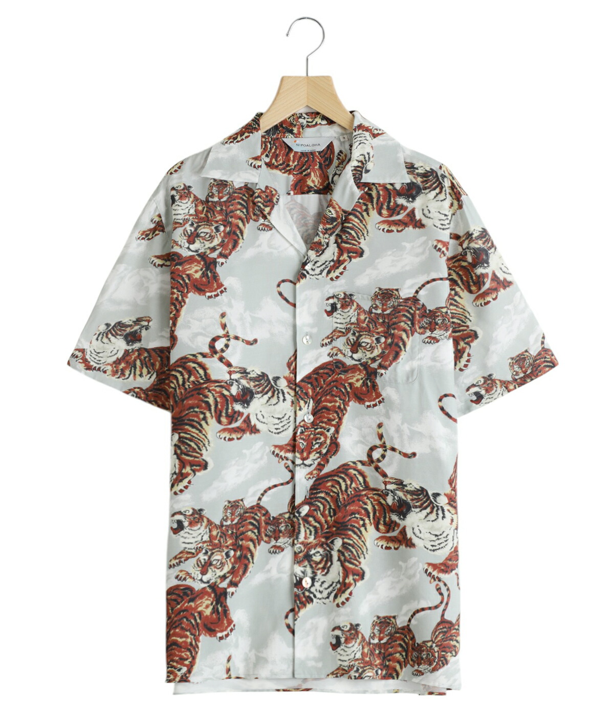 NIPOALOHA（ニポアロハ） ： 別注 RAYON SHORT SLEEVE ALOHA SHIRT ONE