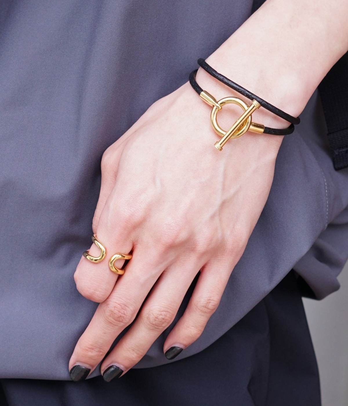XOLO XOLO JEWELRY / ショロ ジュエリー ： H Ring 24K Coating