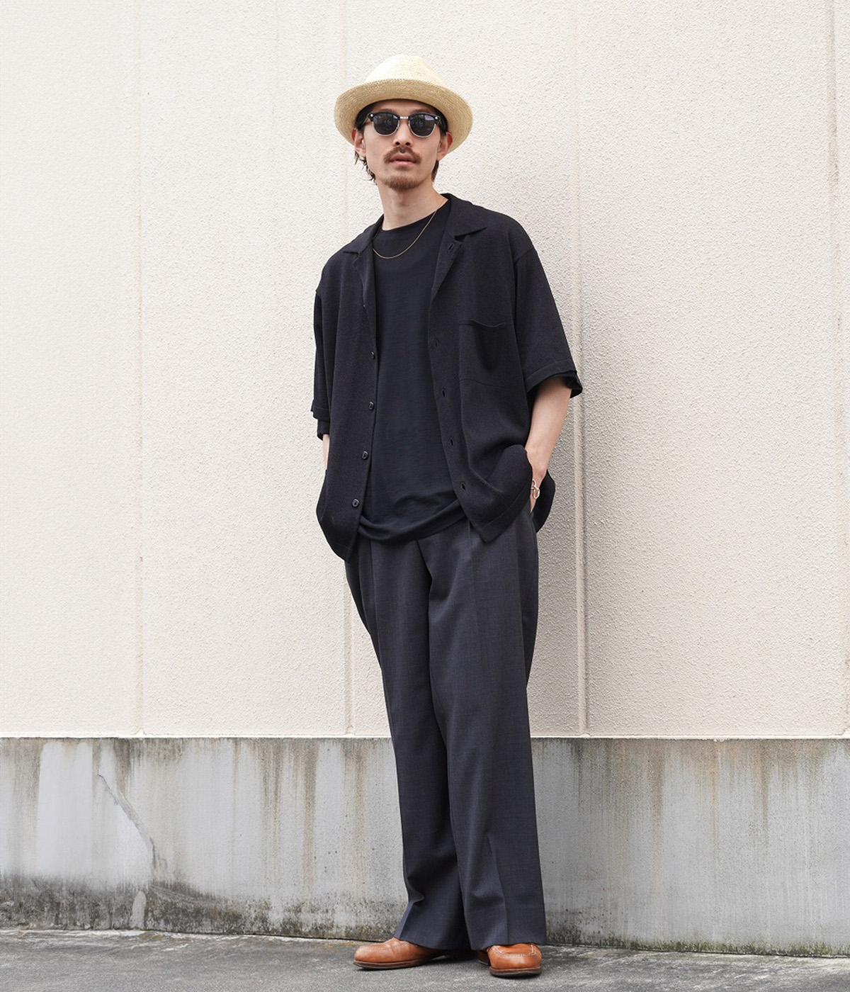 marka 21SS CREW NECK L/S COMPACT天竺 2 marka（マーカ）の「marka / マーカ：CREW NECK L/S - 50