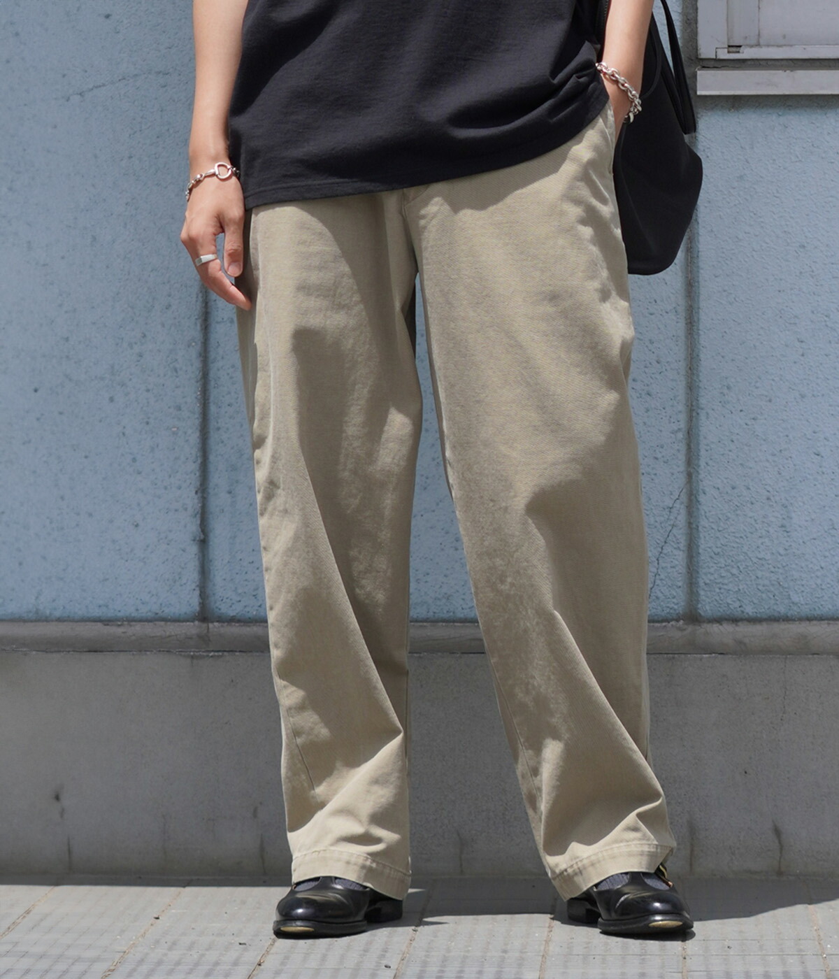 marka / マーカ ： U.S.ARMY CHINO TROUSERS - ORGANIC COTTON