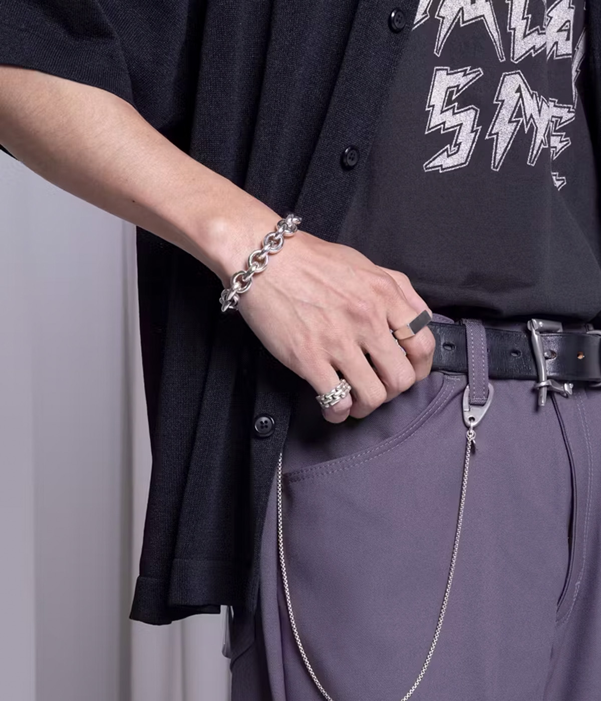 Laver ブレスレット　15MM CABLE CHAIN T BAR 15MM CABLE CHAIN T BAR | LAVER(ラバー) / アクセサリー