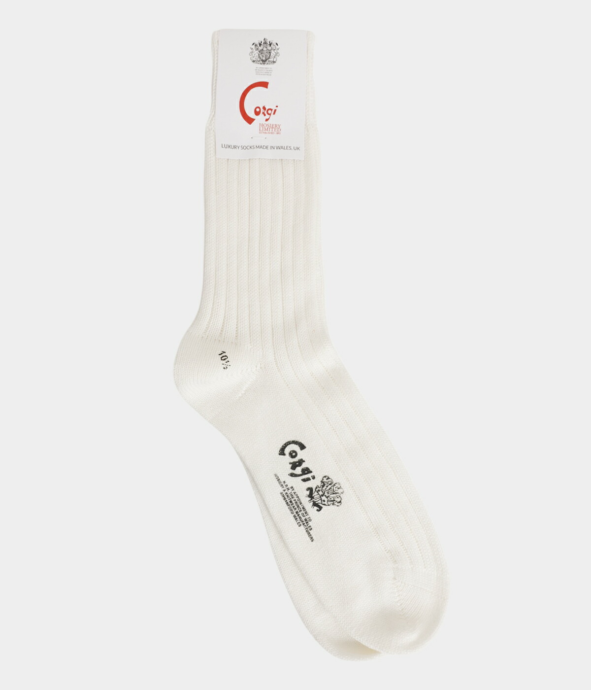 CORGI コーギー　英国製　メンズ・コットンソックス３足組　英国王室御用達 CORGI（コーギ） CORGI / コーギー ： 別注 Midium Plain Socks / 全5