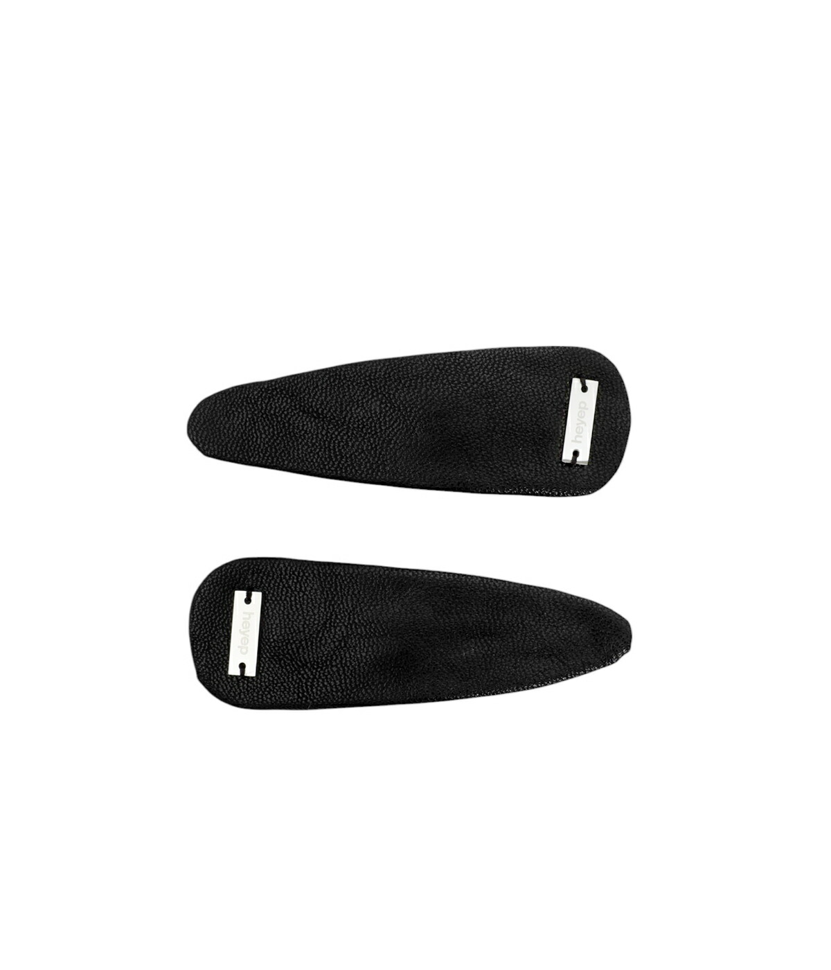 heyep（ヘイップ） ： [レディース]Faux Leather Hair Clips-2-Piece