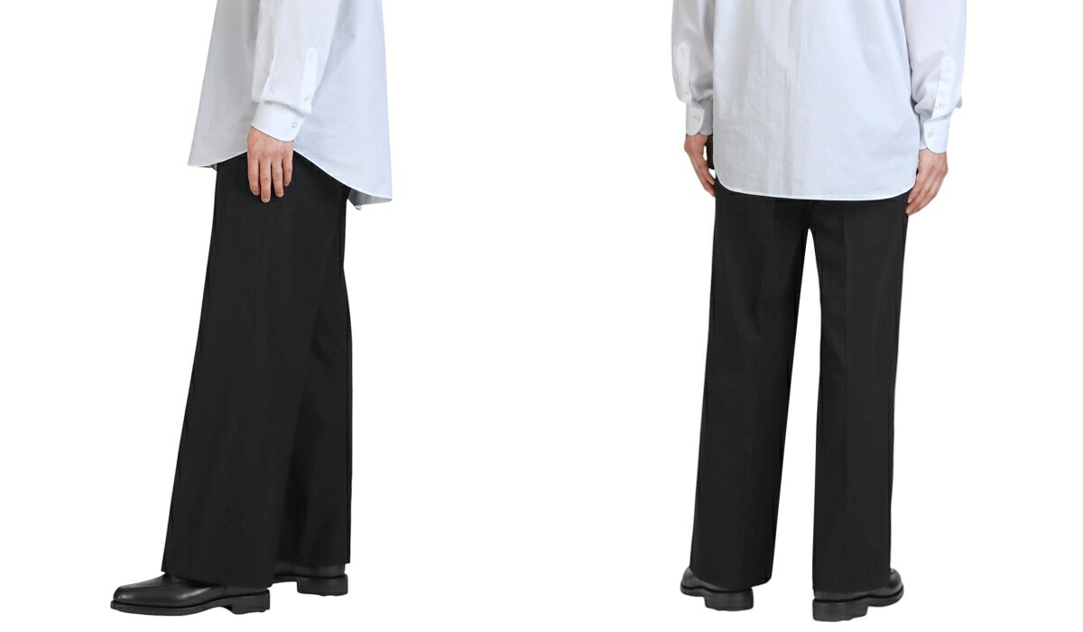 markaware（マーカウェア） ： WIDE STRAIGHT TROUSERS ： A25C04PT03C
