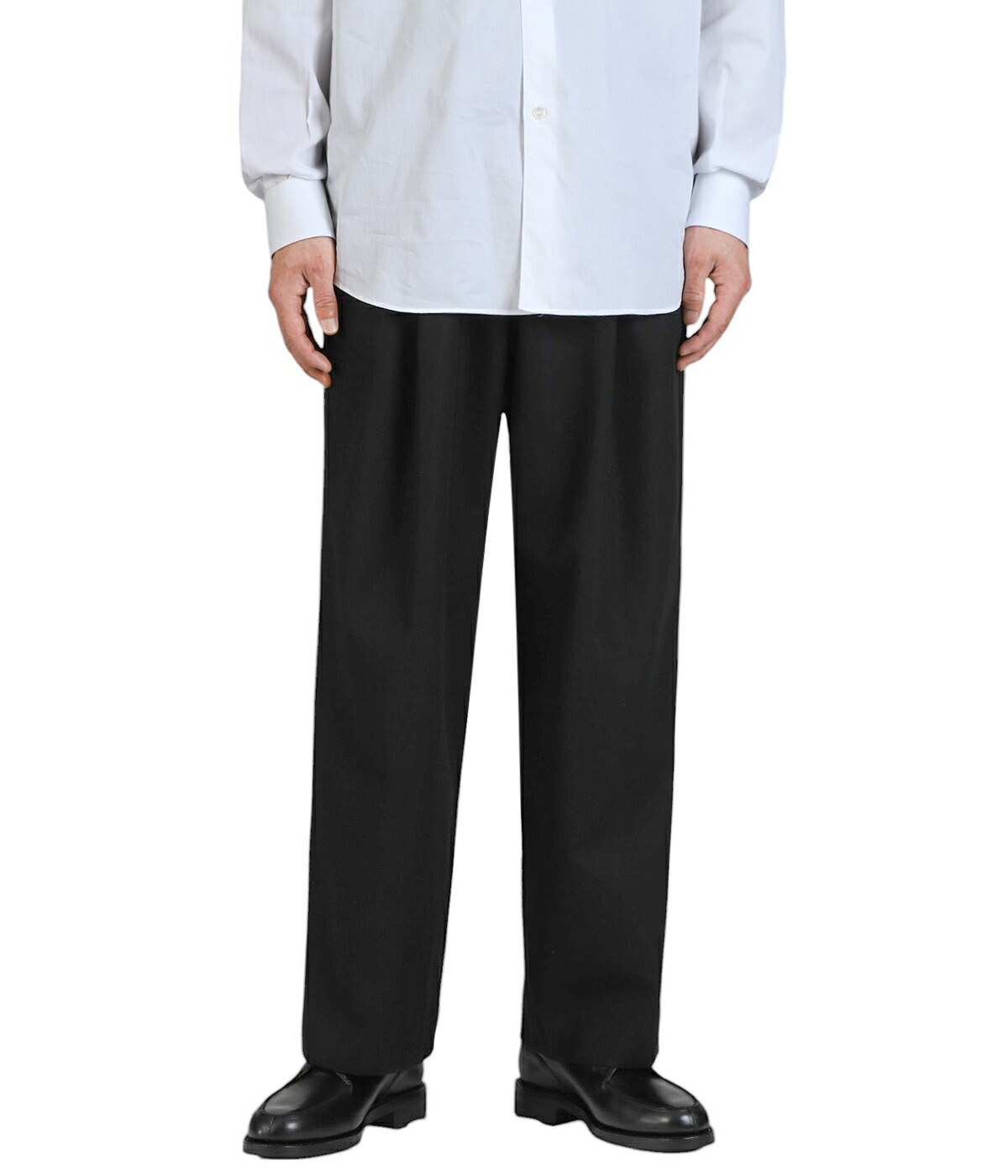 markaware（マーカウェア） ： DOUBLE PLEATED EASY TROUSERS ORGANIC