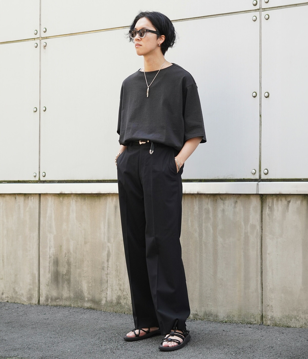 markaware（マーカウェア） ： WIDE STRAIGHT TROUSERS ： A25C04PT03C