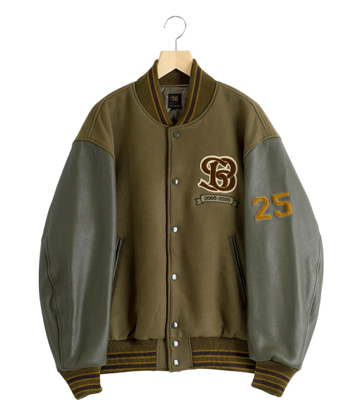 Scye（サイ） ベーシックス ： Wool Melton Varsity Jacket ： 5725