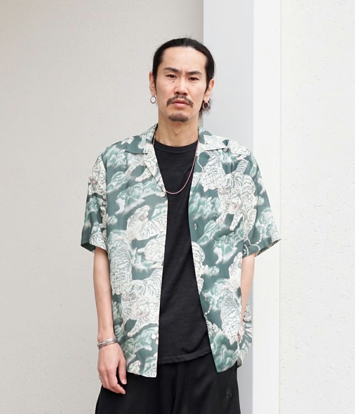 NIPOALOHA / ニポアロハ ： RAYON SHORT SLEEVE ALOHA SHIRT(百