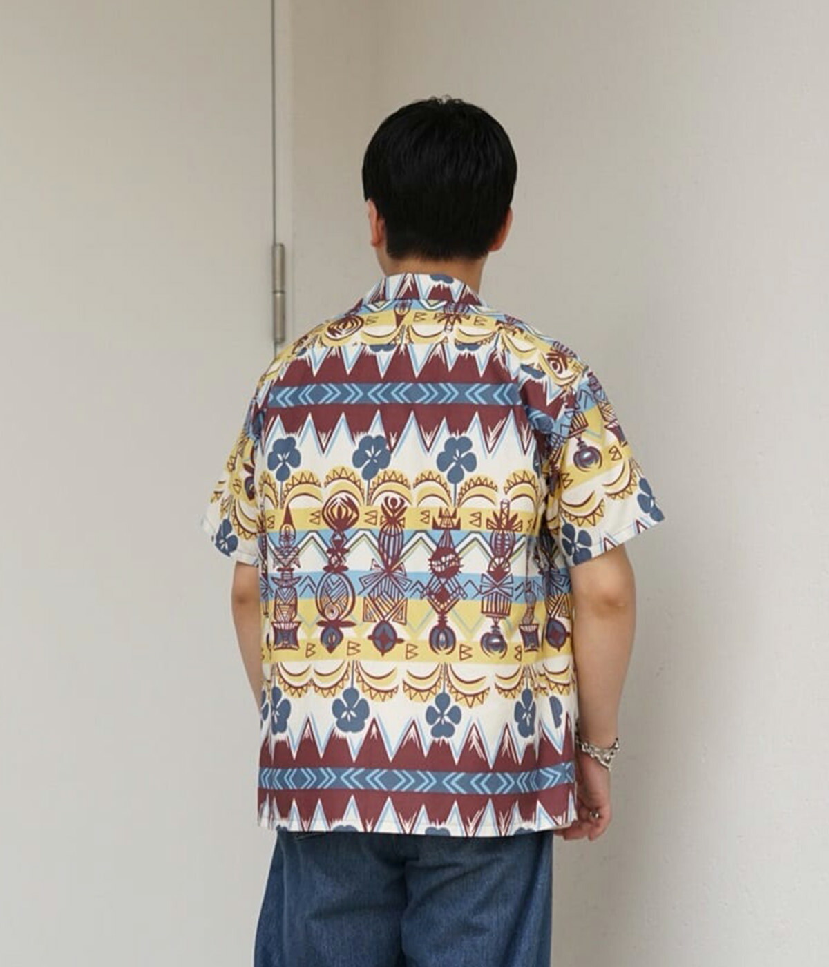 SUN SURF 【P10倍】SUN / サンサーフ ： “TROPICAL WOODCUT” COTTON