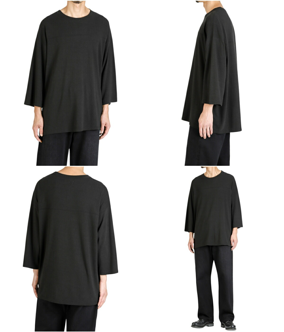 marka（マーカ） ： BALL GAMES THREE-QUARTER SLEEVE TEE -NOIL SILK 