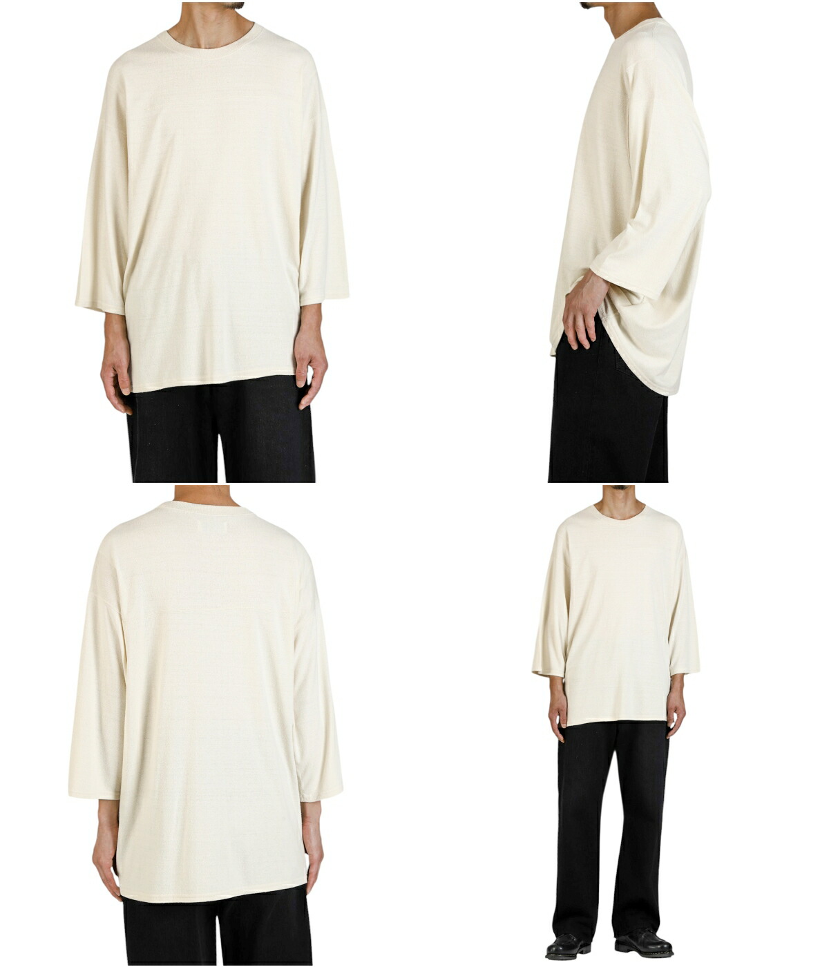 marka（マーカ） ： BALL GAMES THREE-QUARTER SLEEVE TEE -NOIL SILK 