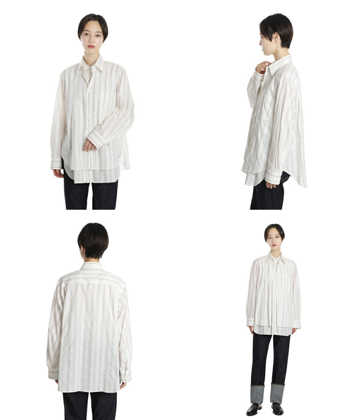 beautiful people / ビューティフルピープル | double-end cotton sheets sailor blouse ダブルエンド シャツ | 34 | パープル | レディース 楽天市場】[送料無料]beautiful people : [レディース]double-end