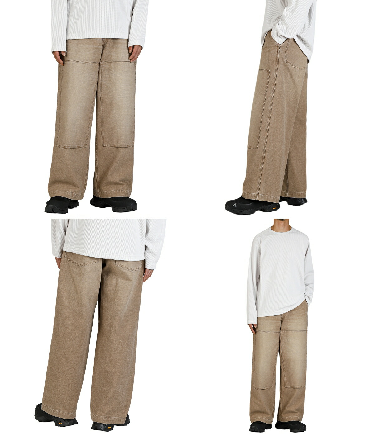 marka（マーカ） ： DOUBLE KNEE PANTS -ORGANIC COTTON DUCK- / 全2色