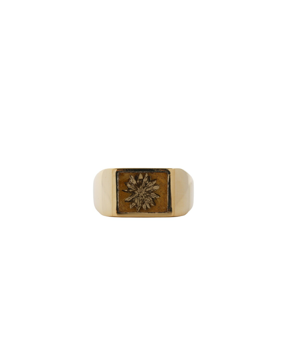 XOLO XOLO JEWELRY / ショロ ジュエリー ： Signet Ring with Golden