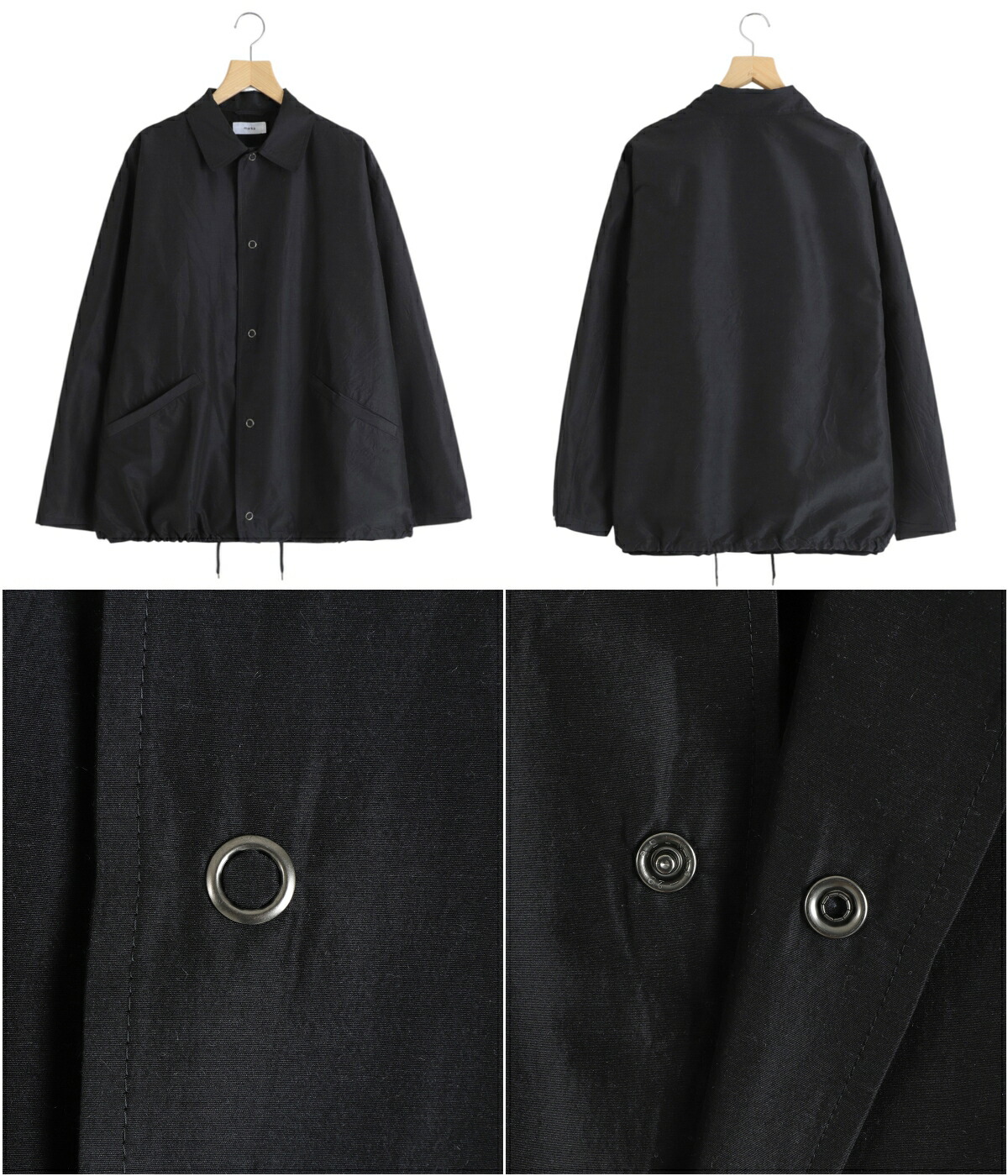 marka（マーカ） ： COACH JACKET -WOOL SILK HIGH COUNT TYPEWRITER
