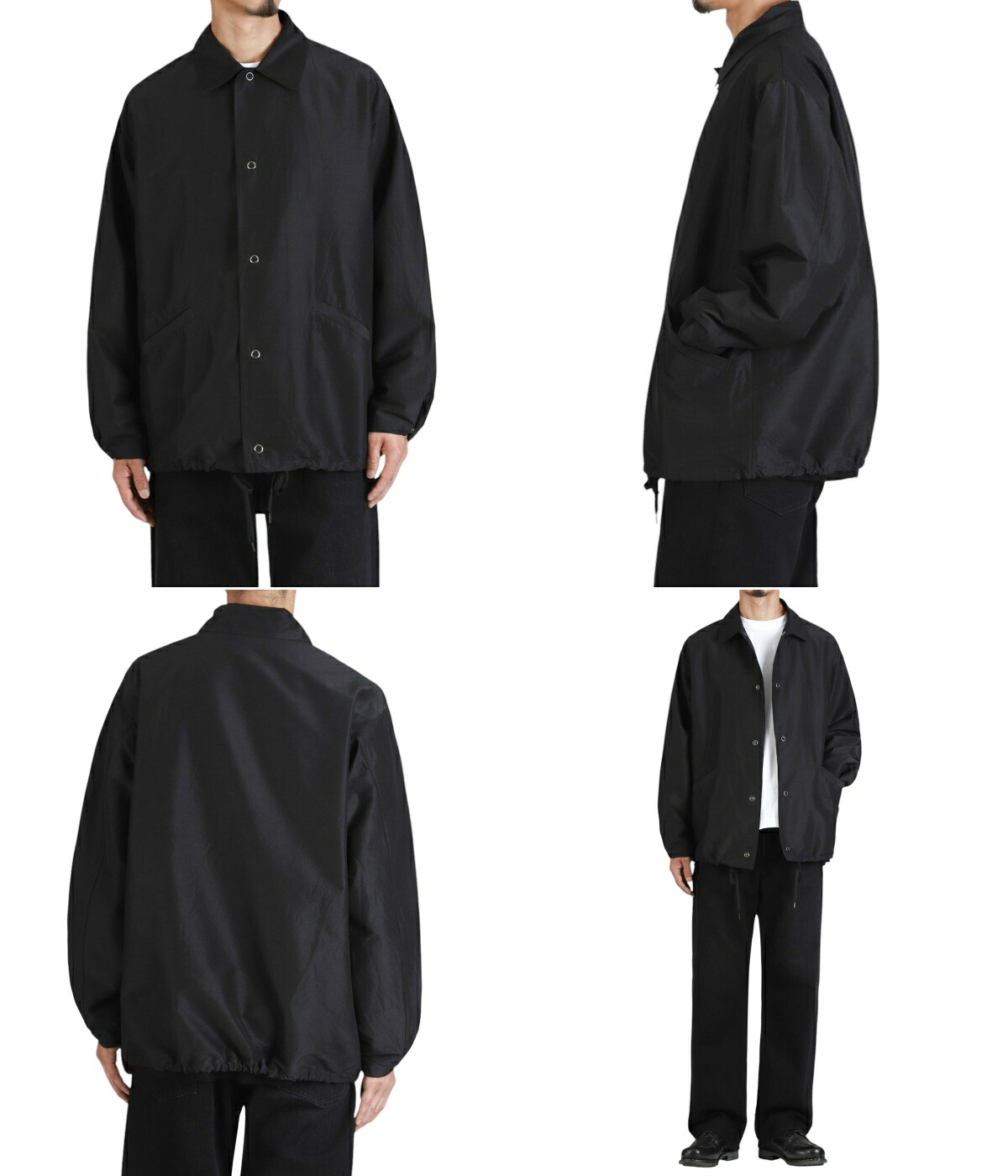 marka（マーカ） ： COACH JACKET -WOOL SILK HIGH COUNT TYPEWRITER