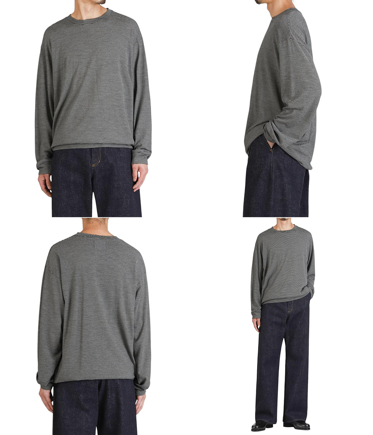 PORT BY ARK PORT BY ARK / ポートバイアーク ： Wool Crew Neck
