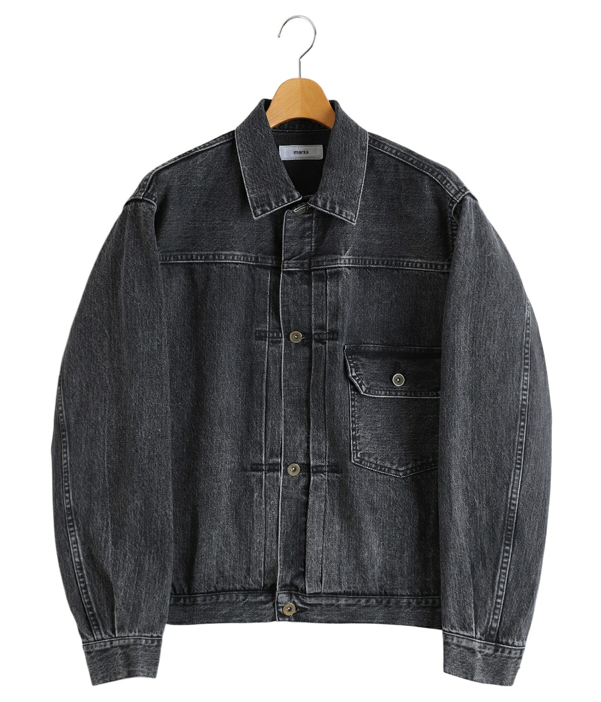 デニムジャケット　マーカ　マーカウェア　ウールコート　ジャケット　Gジャン marka（マーカ） ： TYPE-1 DENIM JACKET -ORGANIC COTTON 13.5oz