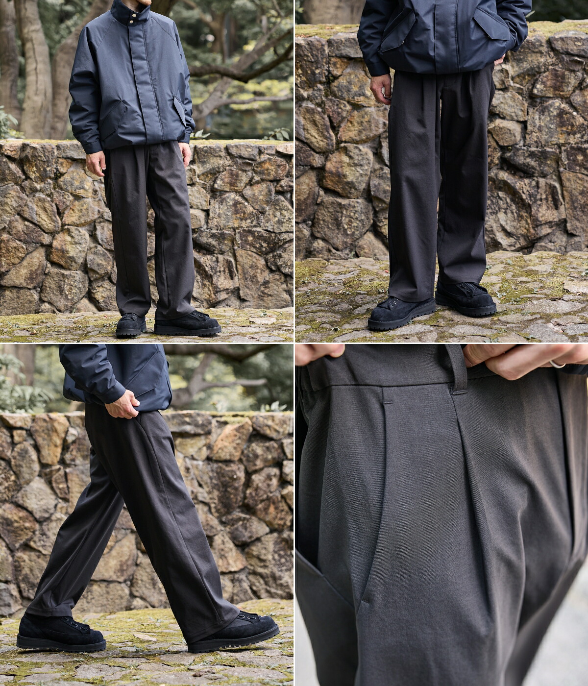 GOLDWIN（ゴールドウイン） ： 別注 Dry Stretch Twill Tuck Straight