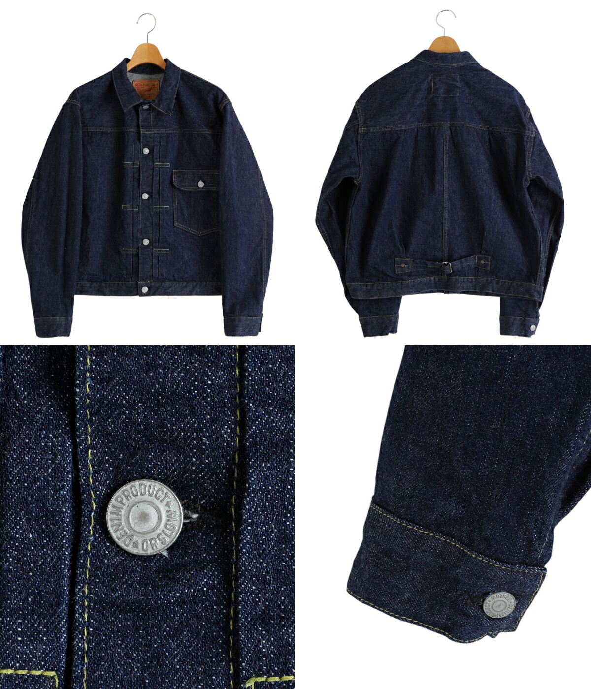 orSlow（オアスロウ） ： PLEATED FRONT BLOUSE -DENIM ONE WASH