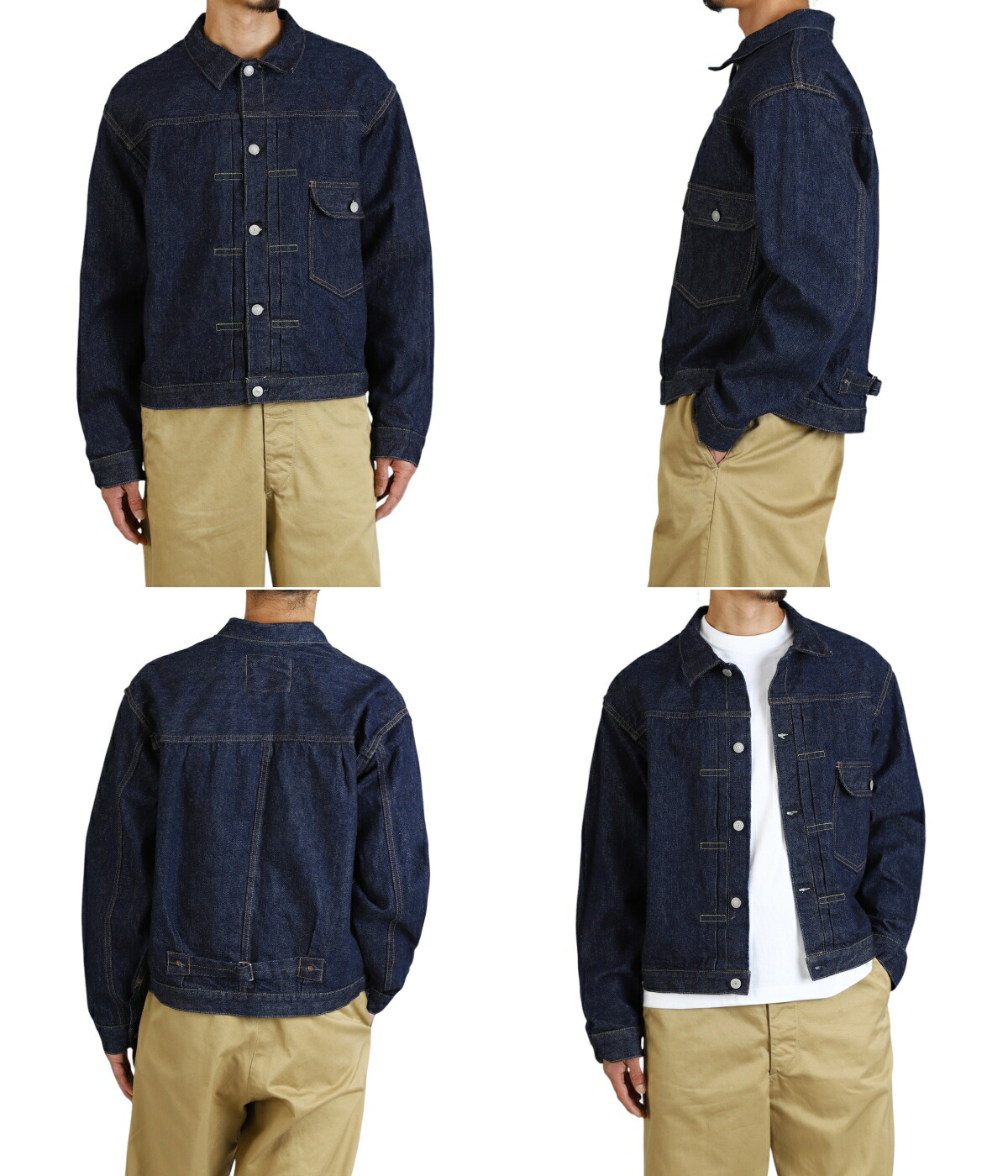 orSlow（オアスロウ） ： PLEATED FRONT BLOUSE -DENIM ONE WASH
