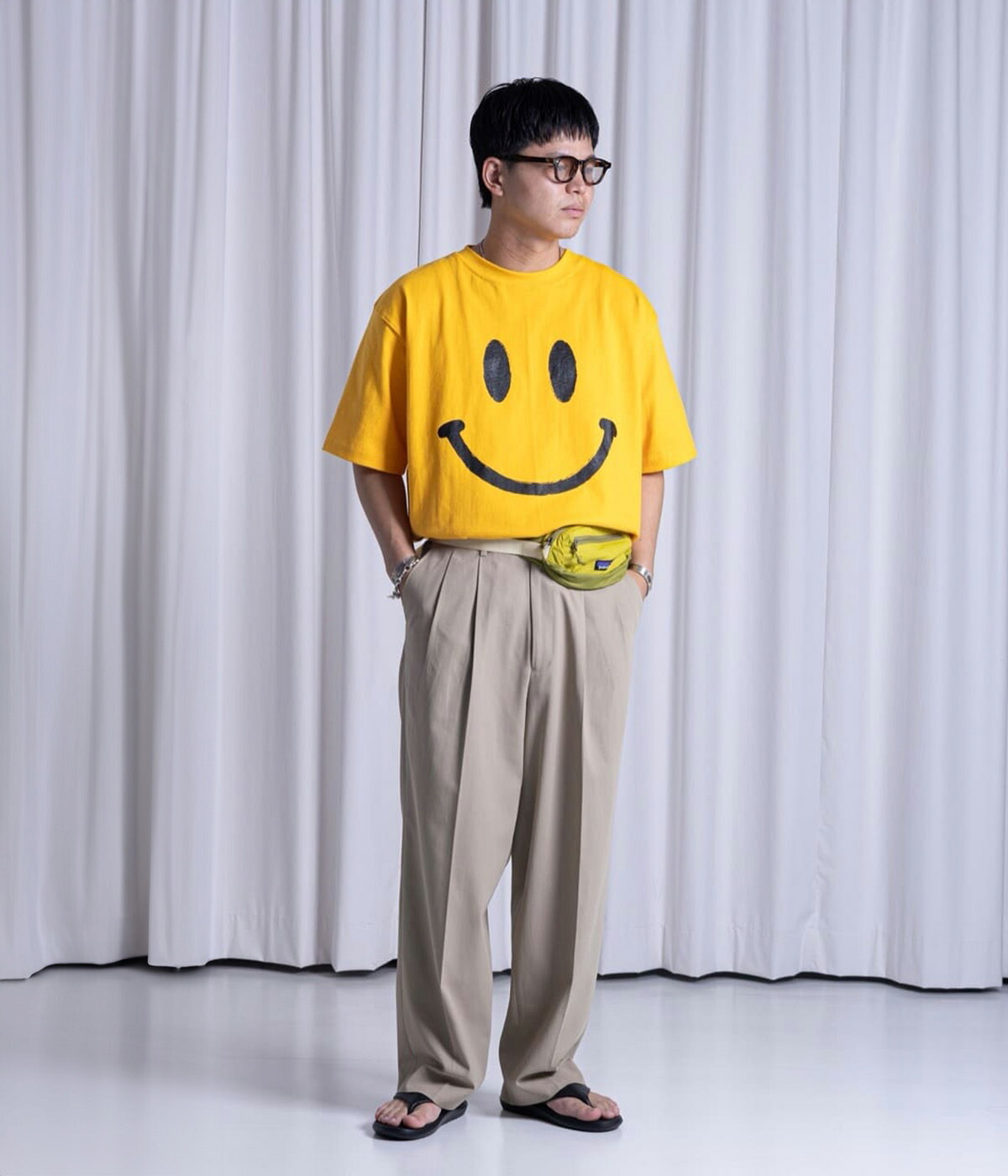 WP WP / ダブリューピー ： WP×CAMBER SMILE TEE ： WP15-TEE09