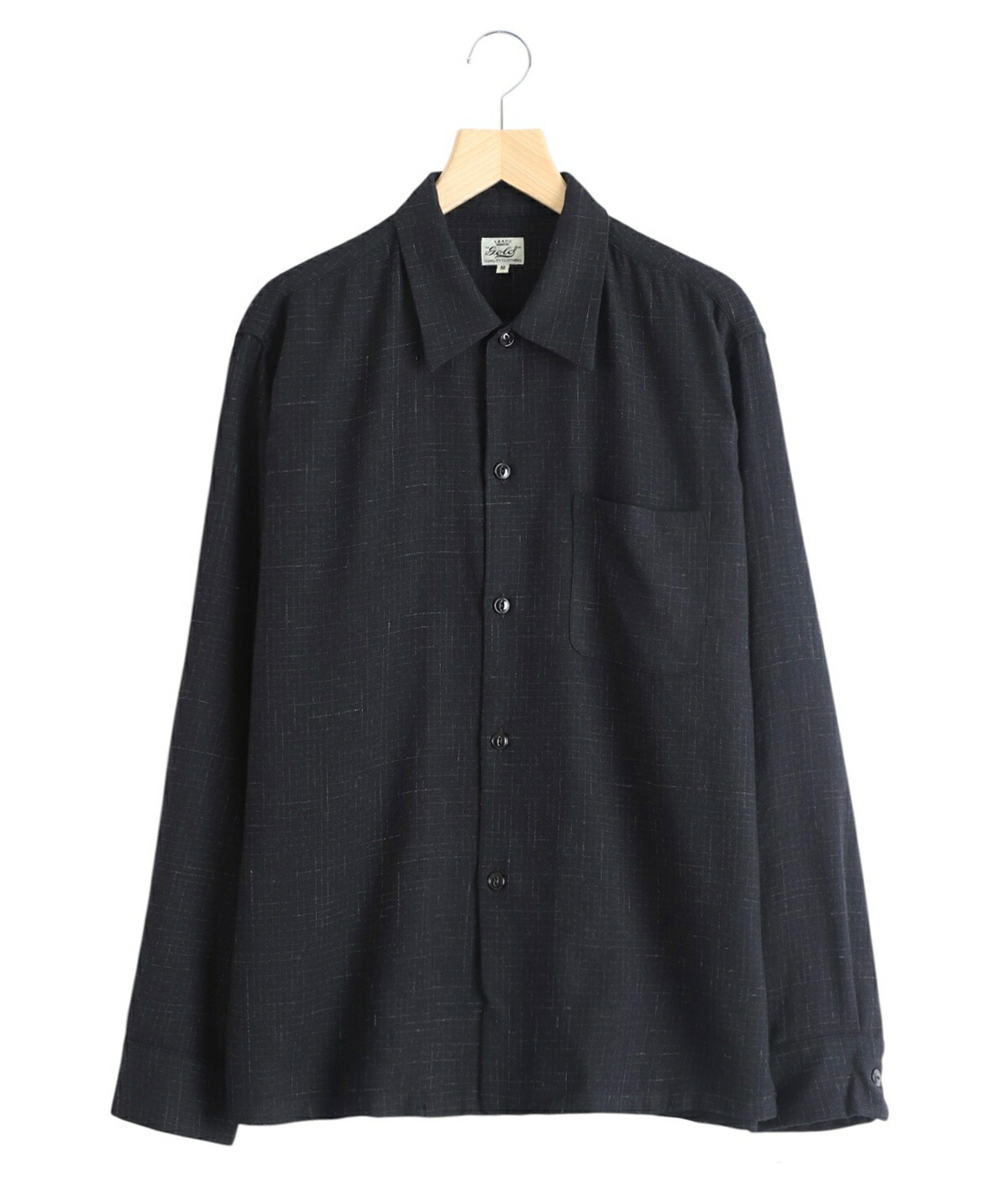 トップス GOLD Super 120s WOOL CHECK OPEN SHIRT GOLD SUPER 120'S WOOL CHECK OPEN SHIRT – NCNR ONLINE STORE