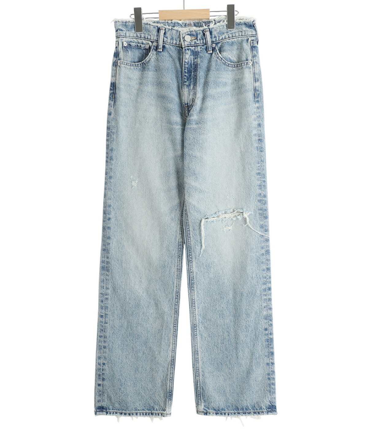 パンツ CLANE CRASH DENIM PANTS CLANE（クラネ） ： [レディース]CRASH DENIM PANTS ： 19111-7212