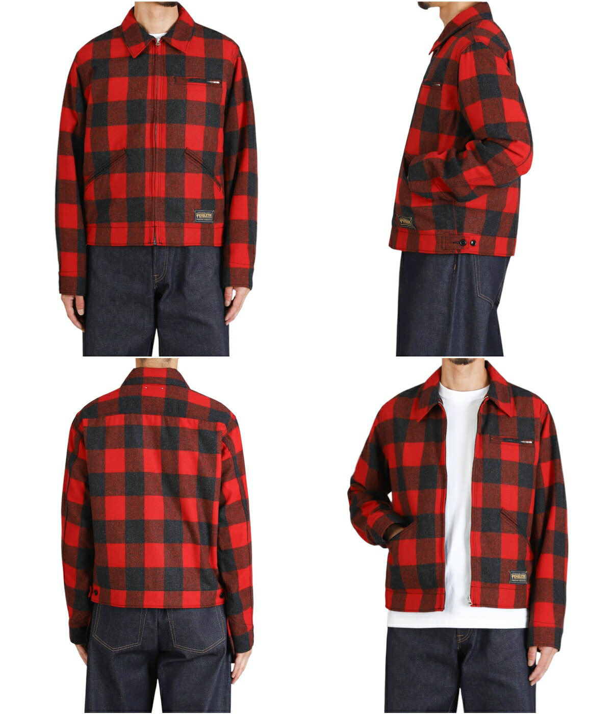MINEDENIM（マインデニム） ： PENDLETON W.Plaid Zipup Work JKT