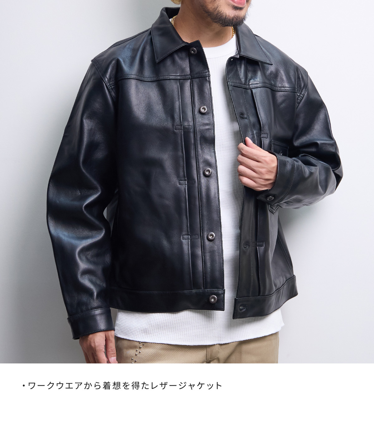 ジャケット・アウター Schott SHEEP LEATHER 1st TRACKER JACKET SHEEP LEATHER 1st TRACKER JACKET/シープレザー トラッカージャケット
