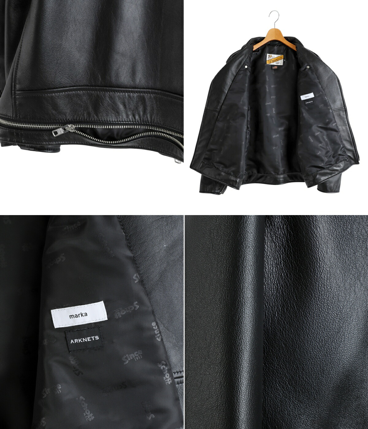 marka（マーカ） ： 別注 Schott x marka for ARKnets DOUBLE RIDERS