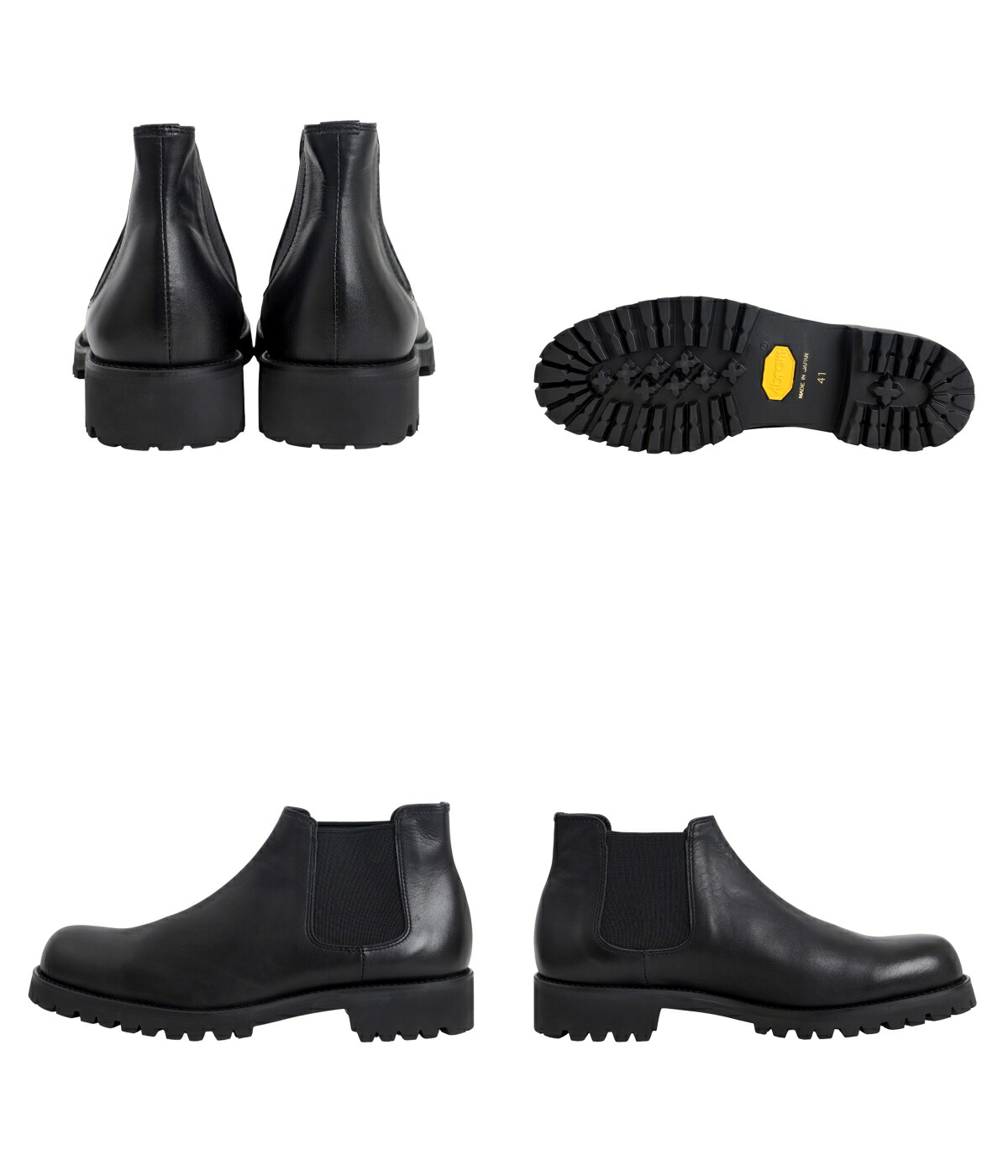 PADRONE（パドローネ） ： SIDE GORE BOOTS (WATER PROOF LEATHER