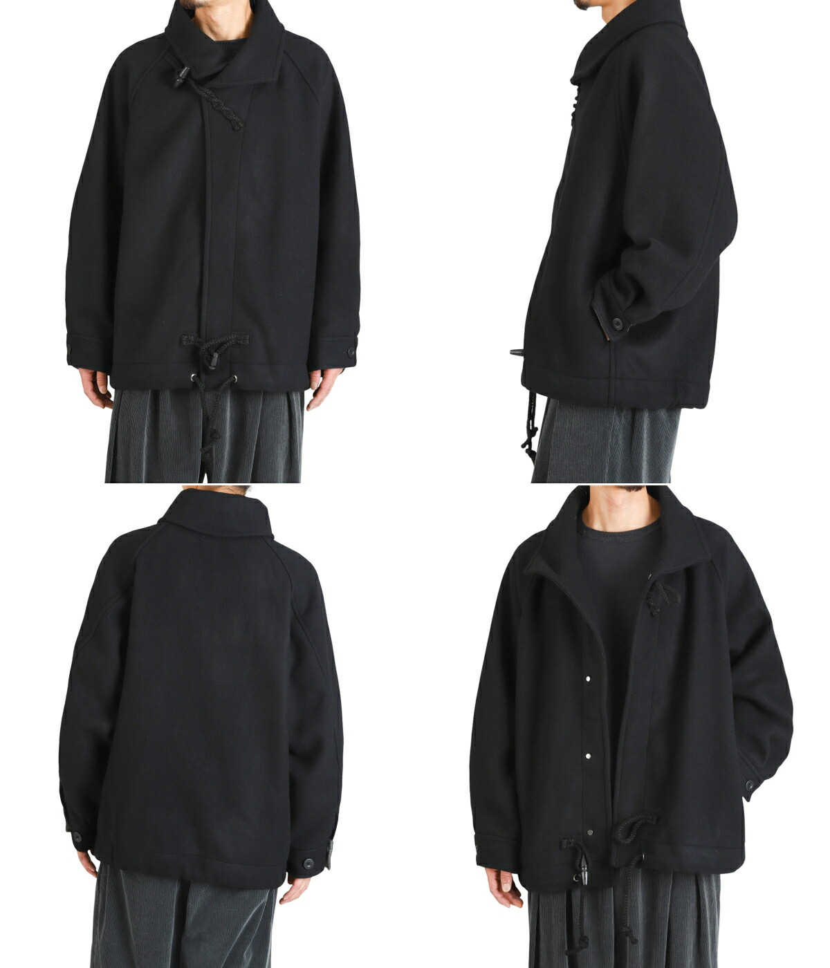is-ness（イズネス） ： DUFFLE SMOCKS COAT / 全2色 ： 1007AWCOAT02