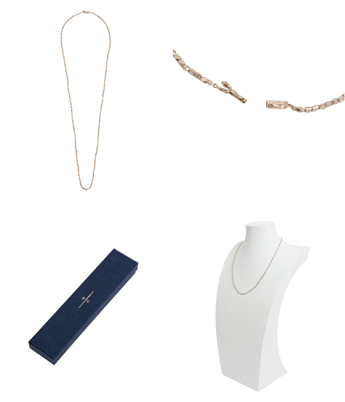 PORTER CLASSIC（ポータークラシック） ： GOLD BEADS NECKLACE 19.5
