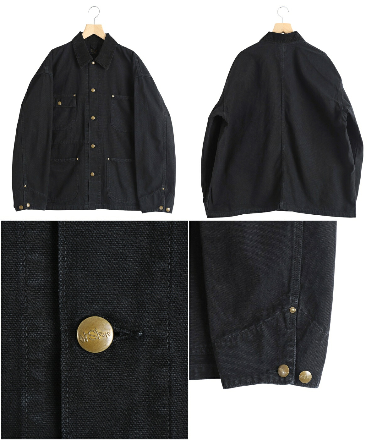 orSlow（オアスロウ） ： RELAX FIT OXFORD COVERALL ： 01-6034-61S
