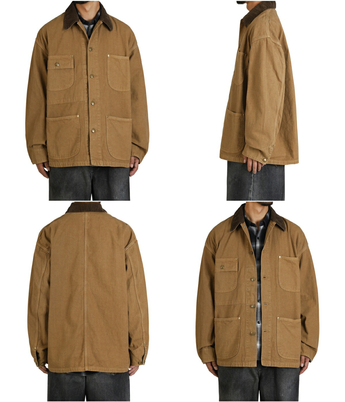 orSlow（オアスロウ） ： RELAX FIT OXFORD COVERALL ： 01-6034-53S