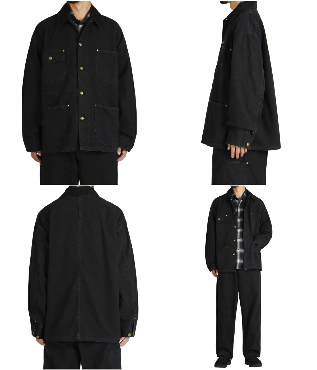 orSlow（オアスロウ） ： RELAX FIT OXFORD COVERALL ： 01-6034-61S