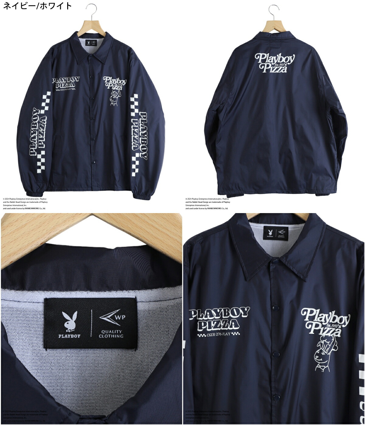 WP WP / ダブリューピー ： WP Limited Series PLAYBOY COACH JACKET