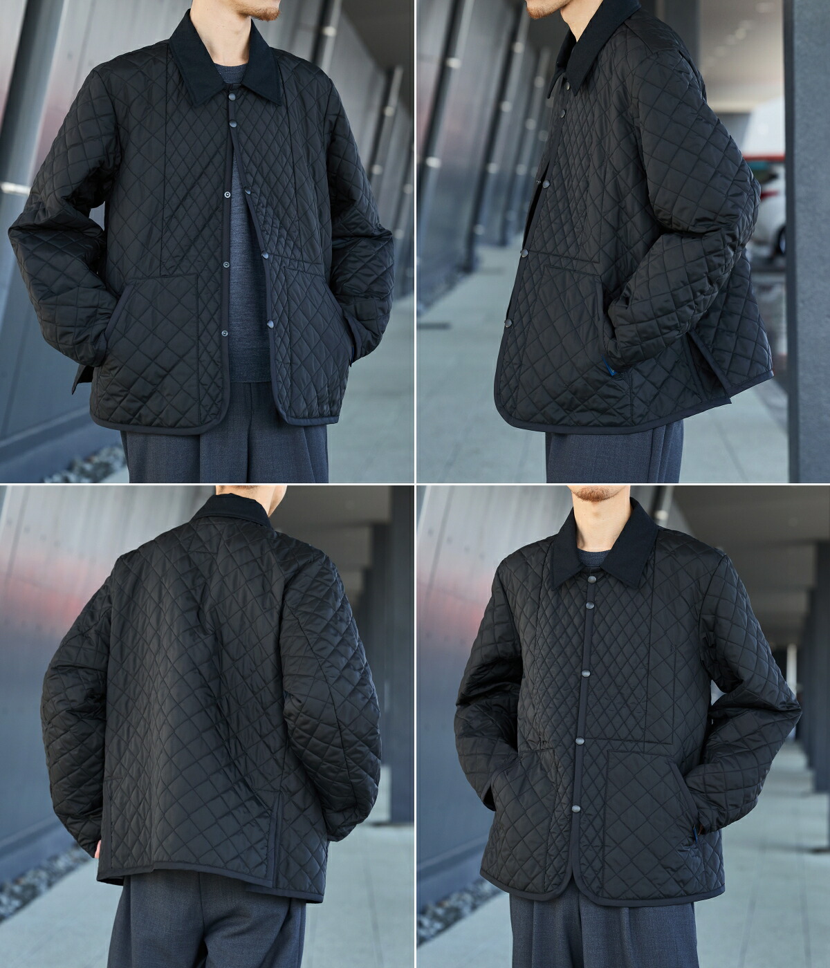 LAVENHAM（ラベンハム） ： 別注 CROPPED PANELLED JACKET ： ONLYARK