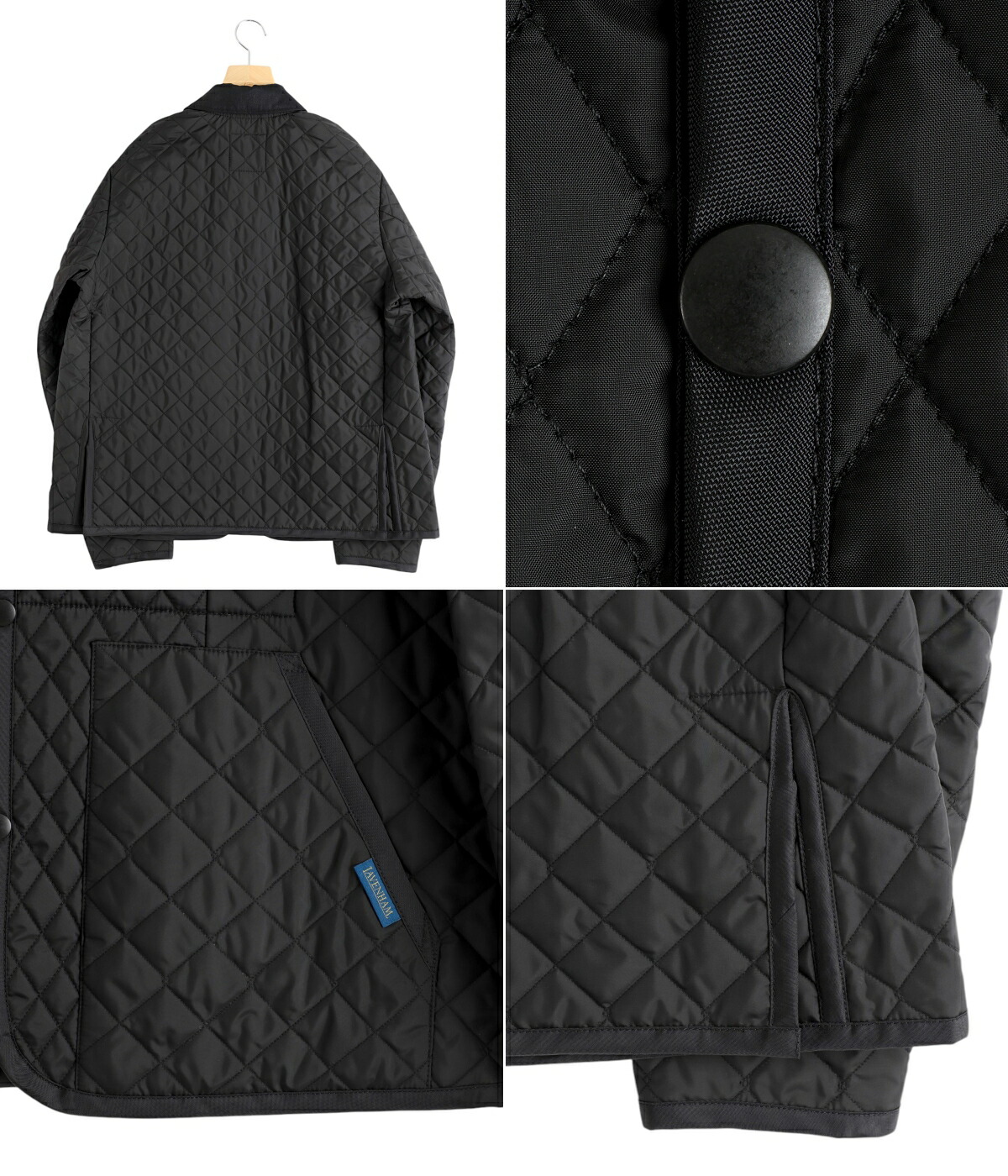 LAVENHAM（ラベンハム） ： 別注 CROPPED PANELLED JACKET ： ONLYARK