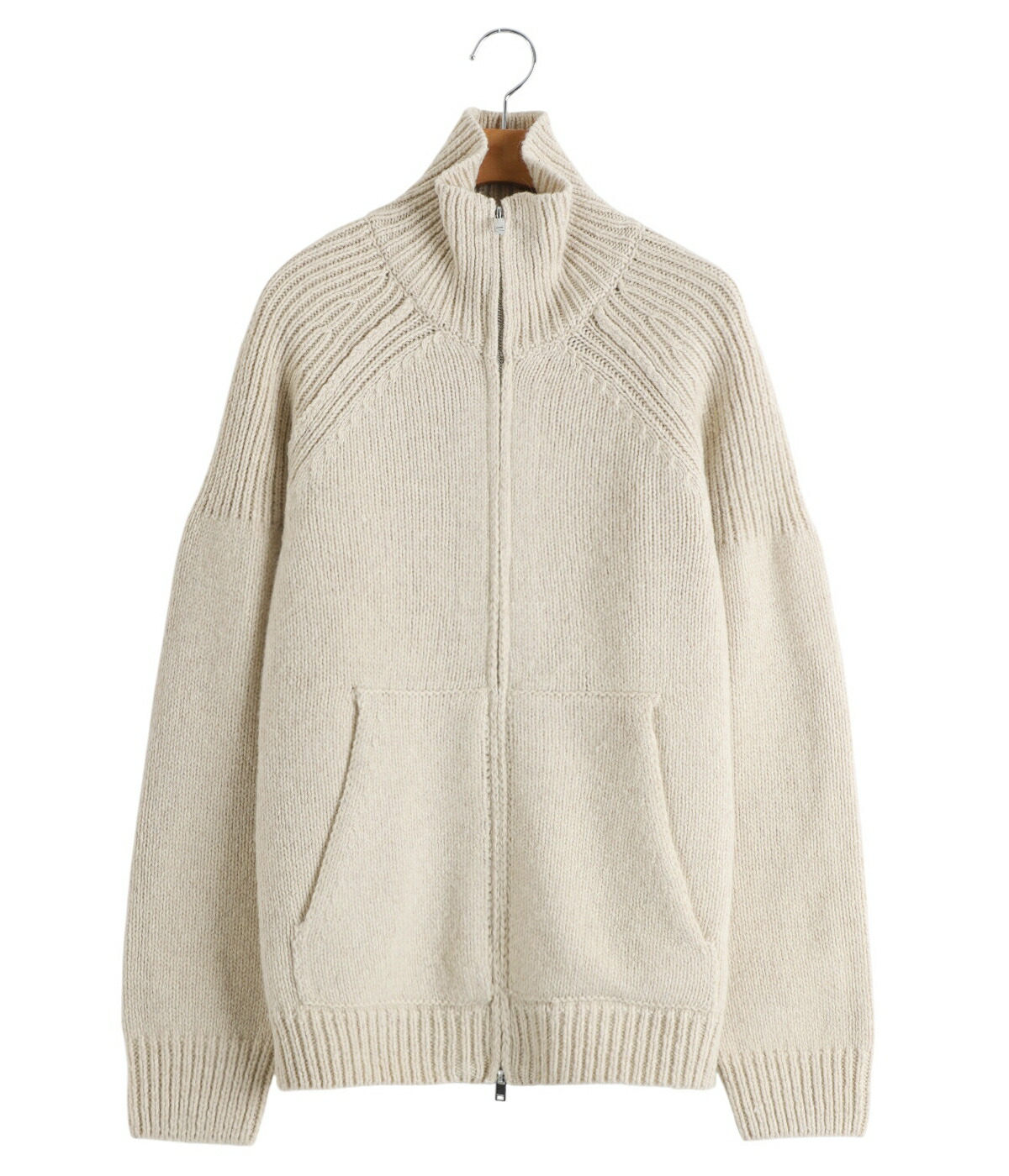 CLANE（クラネ） ： [レディース]POCKET ZIP KNIT TOPS ： 19106-2292
