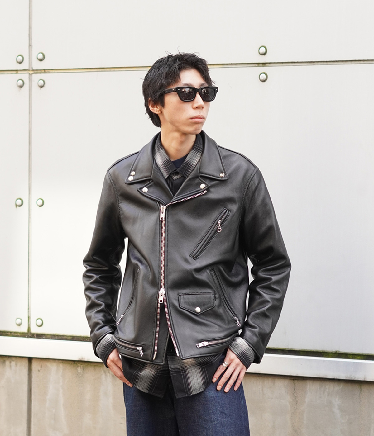 マーカウェア　ウールライダース marka（マーカ） ： 別注 Schott x marka for ARKnets DOUBLE RIDERS