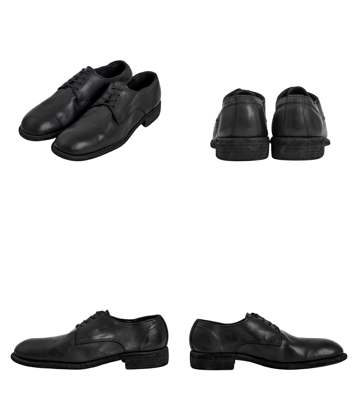 GUIDI（グイディ） ： CLASSIC DERBY SHOES - HORSE FULL GRAIN ： 992